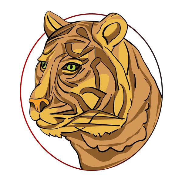 Tiger işaret — Stok fotoğraf