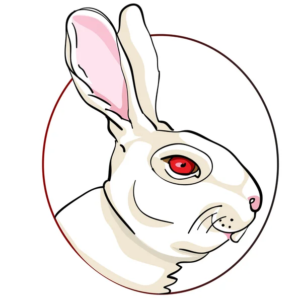 Znak królik — Zdjęcie stockowe