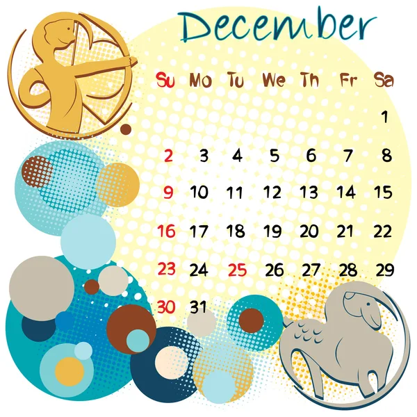 Aralık 2012 tatilleri — Stok fotoğraf