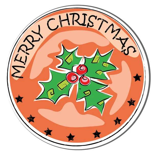 Noel sticker — Stok fotoğraf