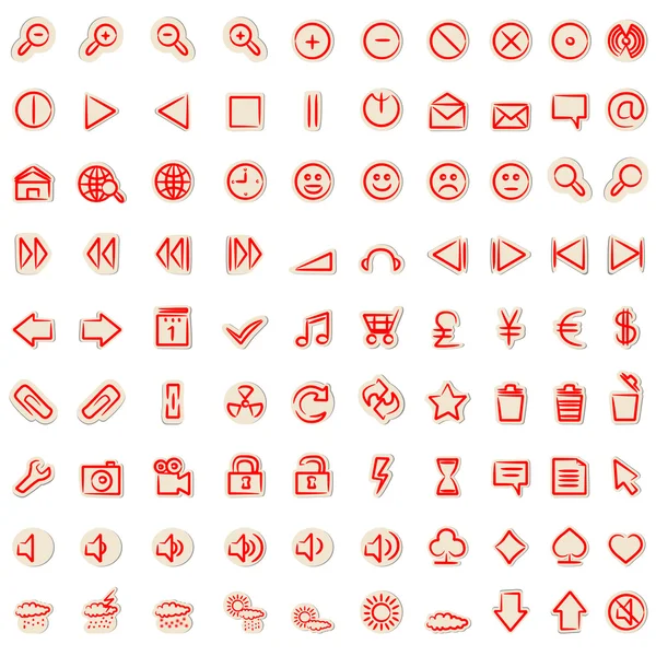 stock image Web icons, stickers