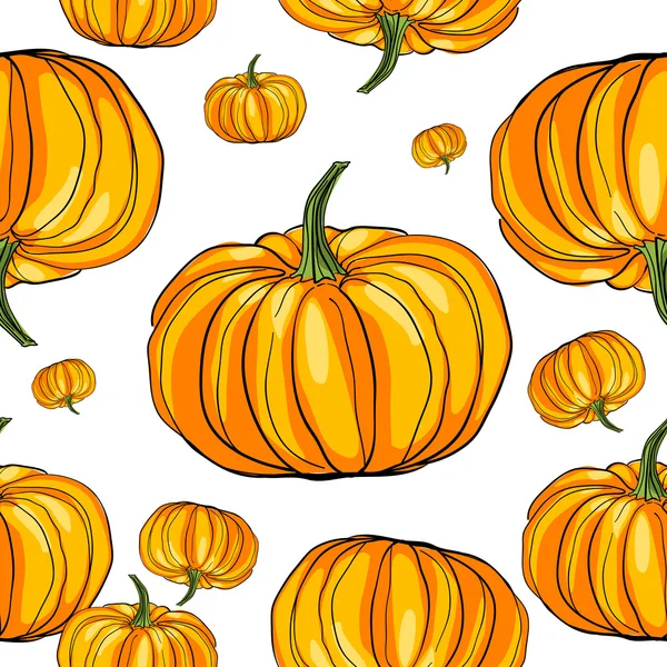 Thanksgiving pumpkin pattern — Stock Photo, Image
