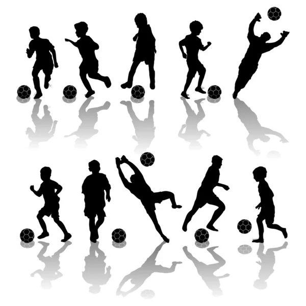 Piłka nożna, footbal graczy — Zdjęcie stockowe