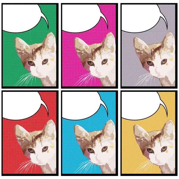 Ретро кішка — стокове фото