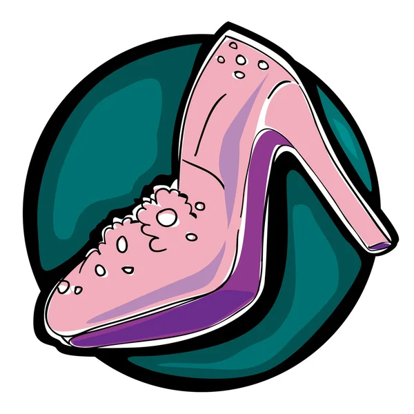 Clip arte mujer zapato — Foto de Stock