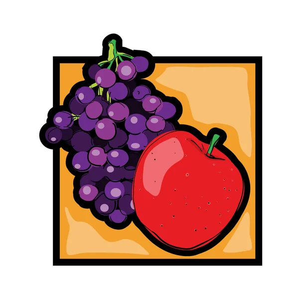 Clip art frutta fresca — Foto Stock