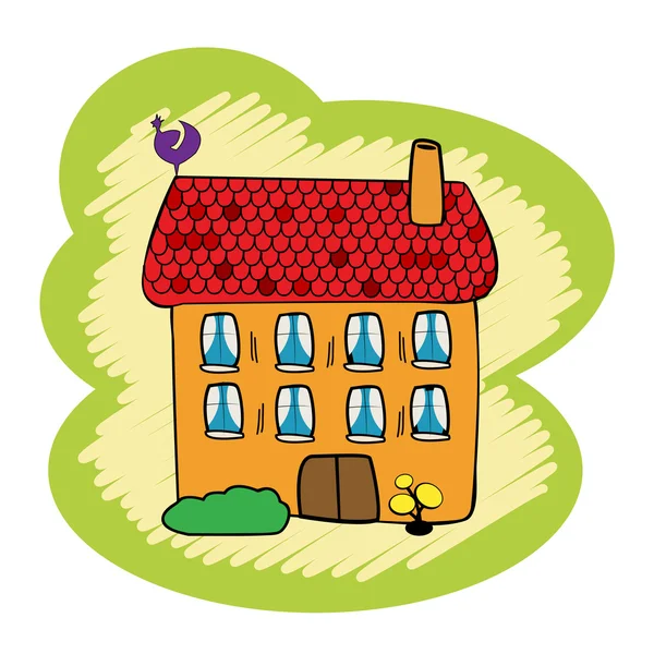 Doodle house — Stock Photo, Image
