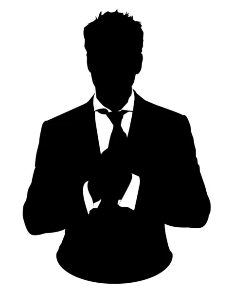 Iş adamı, takım elbise avatar — Stok fotoğraf