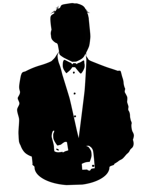 Obchodní muž avatar v obleku — Stock fotografie