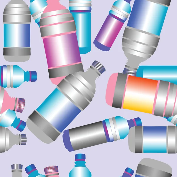 プラスチック製のボトルのパターン — ストック写真