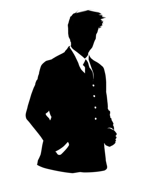 Obchodní muž avatar profil Stock Snímky