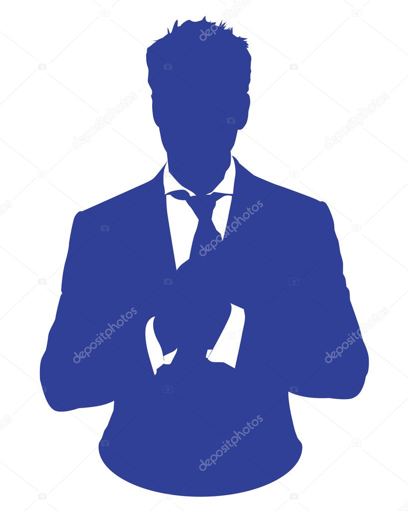 Business man suit avatar