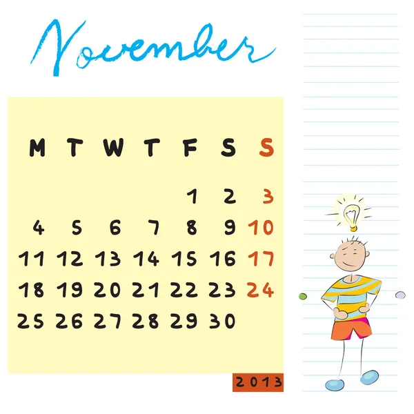 November 2013 kinderen — Stockfoto