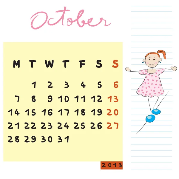 Oktober 2013 kinderen — Stockfoto