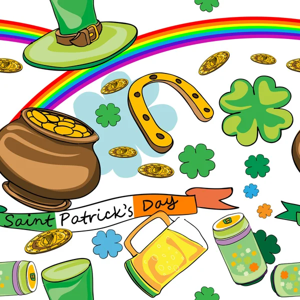 Saint Patrick de dag patroon — Stockfoto