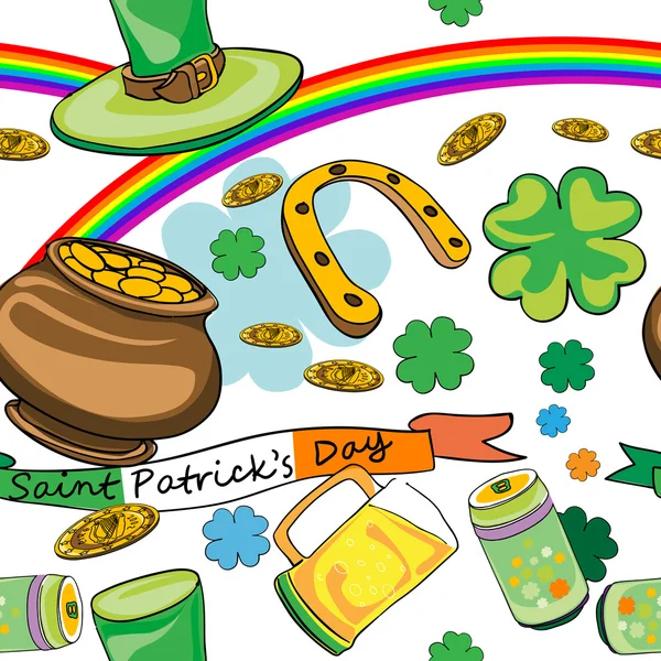 Patrick 's Day-Muster — Stockfoto