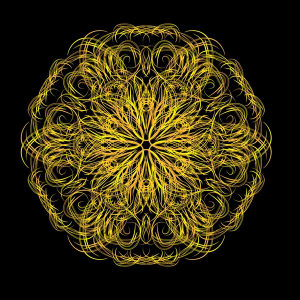 抽象的な分離ベクトル花 — ストックベクタ