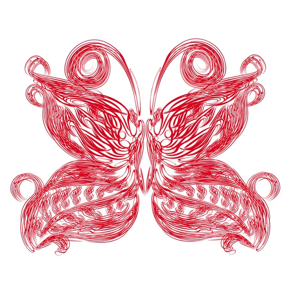 Résumé Papillon — Image vectorielle