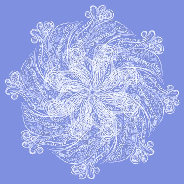 Flor vectorial aislada abstracta — Archivo Imágenes Vectoriales