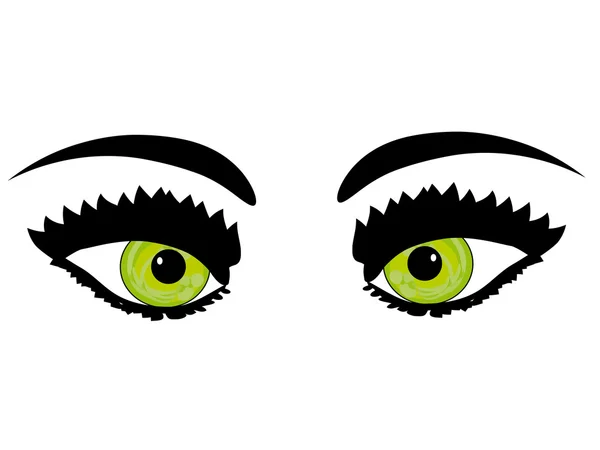 Green eye — Stock Vector