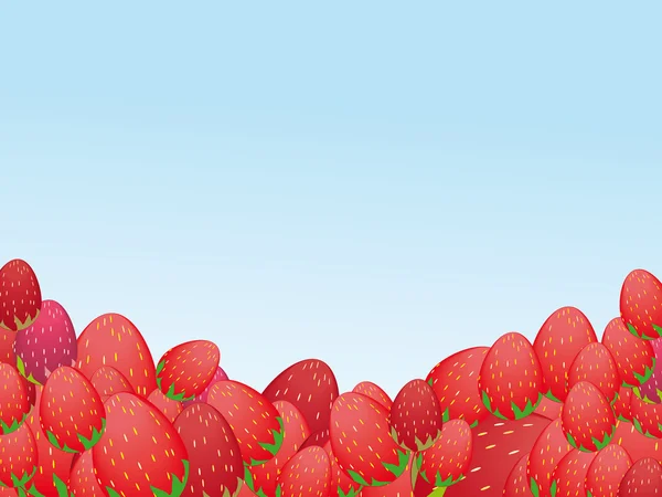 用明亮的莓果抽象蓝色背景 — 图库矢量图片