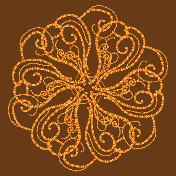 抽象的な分離ベクトル花 — ストックベクタ