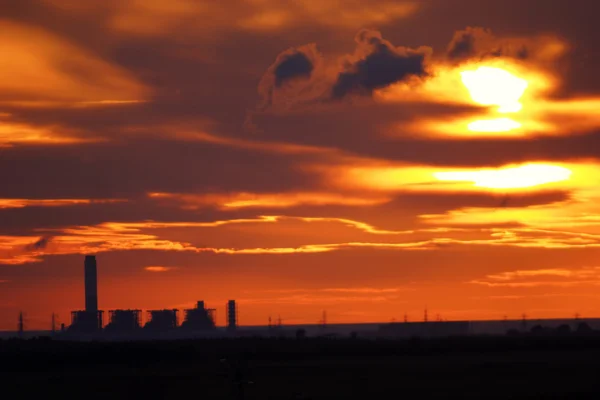 Nükleer günbatımı — Stok fotoğraf