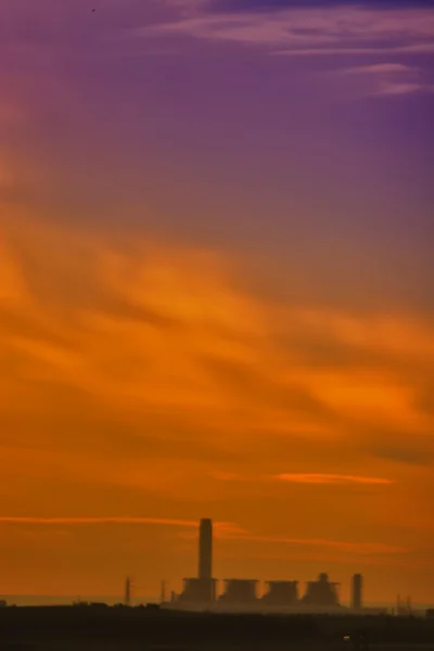 Πυρηνική ηλιοβασίλεμα — Φωτογραφία Αρχείου