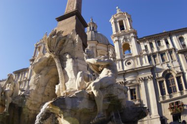 Piazza navona, Roma Çeşmesi dört rivers