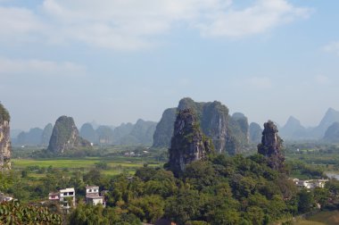 Guilin dağlar Çin