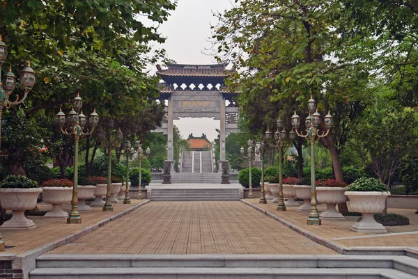 Сад Баомо расположен в деревне Зини, город Шаван Китай — стоковое фото