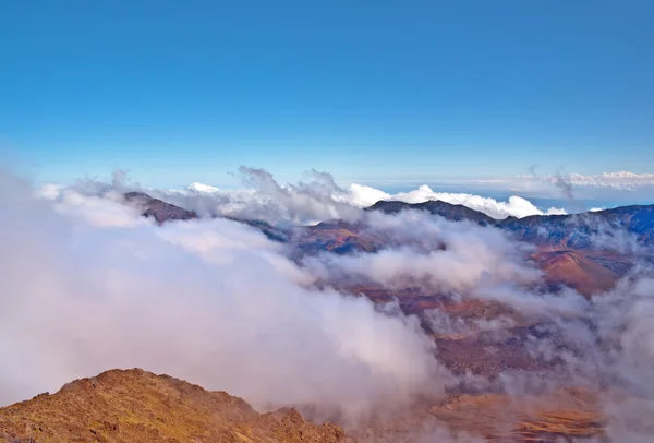 Вулкан Халеакала і кратер Мауї Гаваї — стокове фото