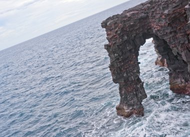 Arch in Volcano National Park. Big Island, Hawaii. clipart