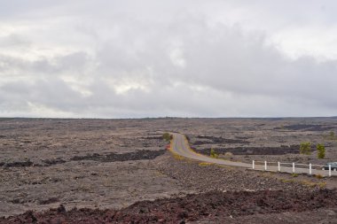 keten van kraters weg in grote eiland van Hawaï