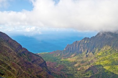 Kalalau Vadisi uyanık - kauai, hawaii