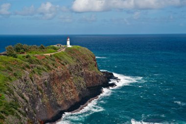 Kilauea Lighthouse on Kauai, Hawaii clipart