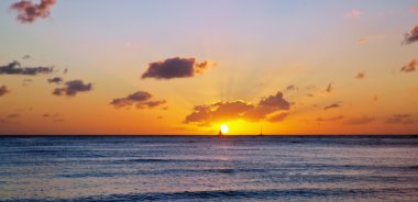 Hawaii bir gün batımı