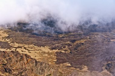 Haleakala volkan ve krater maui hawaii