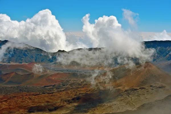 stock image Haleakala Volcano and Crater Maui Hawaii