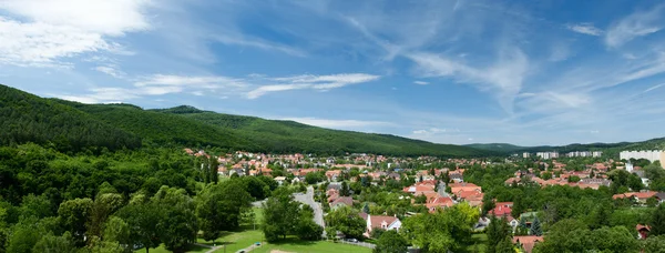 stock image Panorama of Miskolc