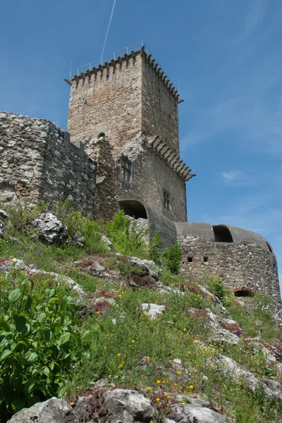 stock image Tower of the fort Diosgyor