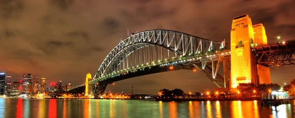 Sydney Harbour with Opera House and Bridge Stock Image
