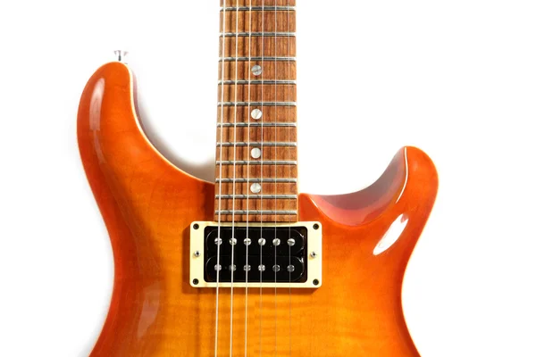 Elektrische gitaar geïsoleerd — Stockfoto