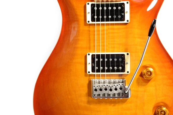 Elektrická kytara, samostatný — Stock fotografie