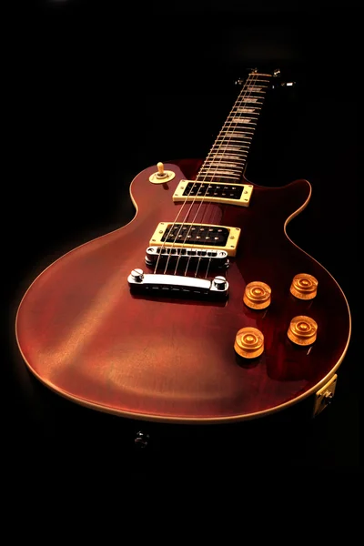 Guitarra elétrica isolada — Fotografia de Stock