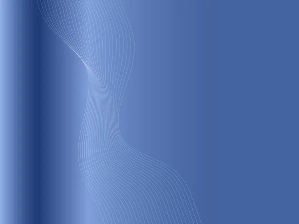 抽象的な波青いビジネス背景 — ストック写真