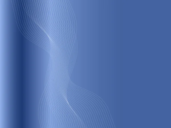 抽象波浪蓝色商业背景 — 图库照片