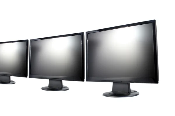Moderno monitor LCD isolato — Foto Stock