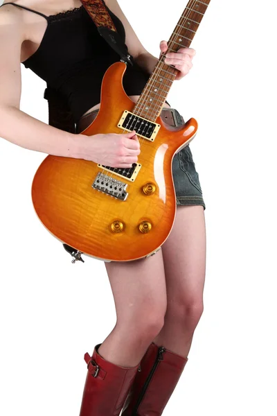 Electric guitar isolated — Stock Photo, Image