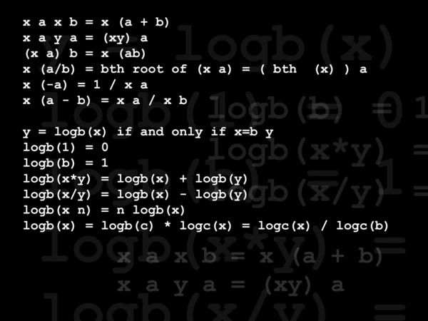 Mathematics formula — Stock Photo, Image